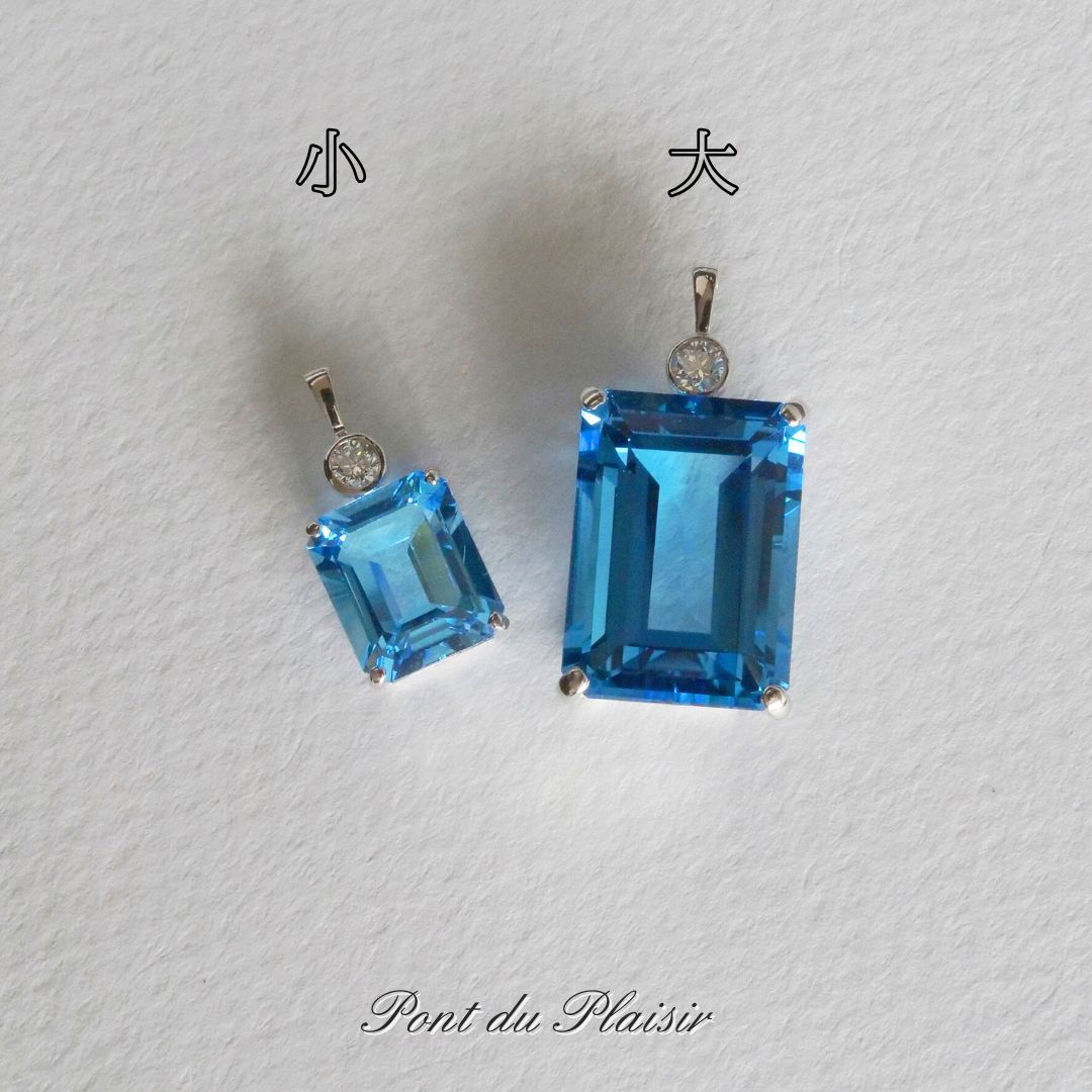 Pt950製オリジ/スクエア(小)ペンダントトップ