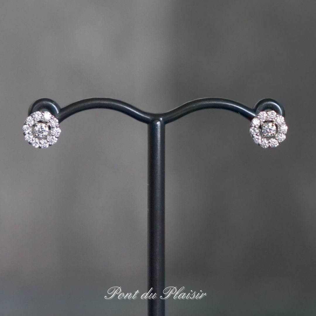 アリッサムピアス/Dカラーダイアモンド