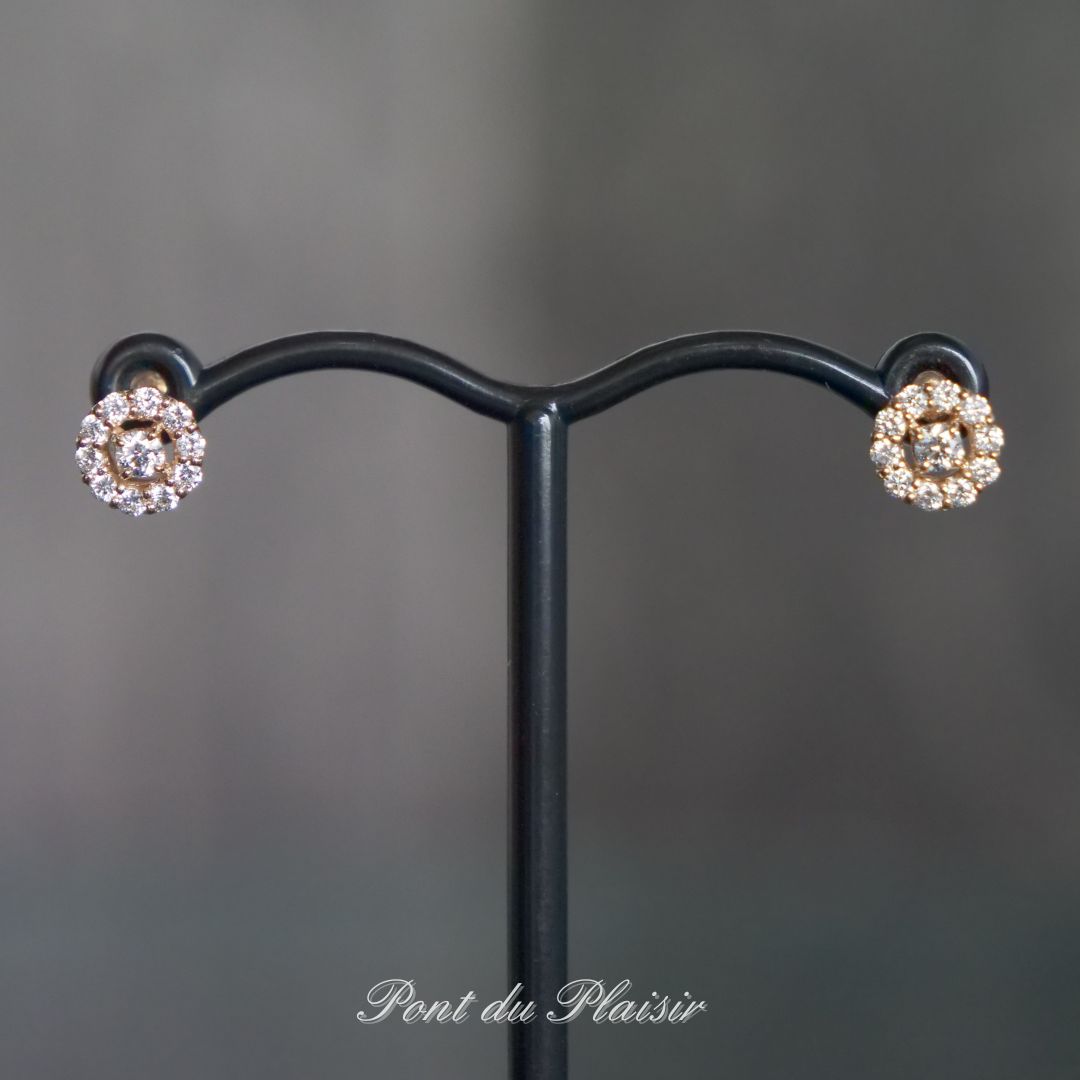 アリッサムピアス/Dカラーダイアモンド