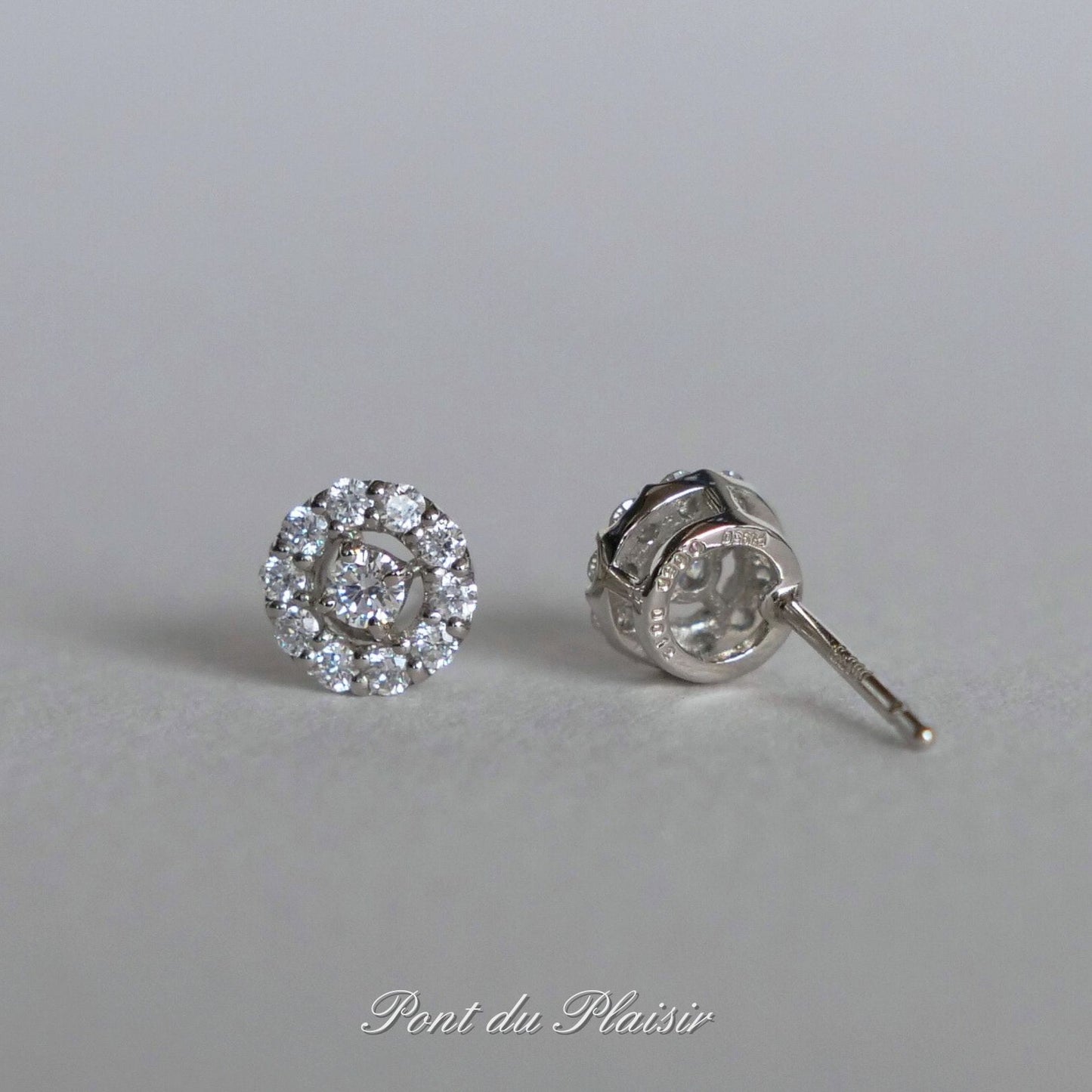 アリッサムピアス/Dカラーダイアモンド