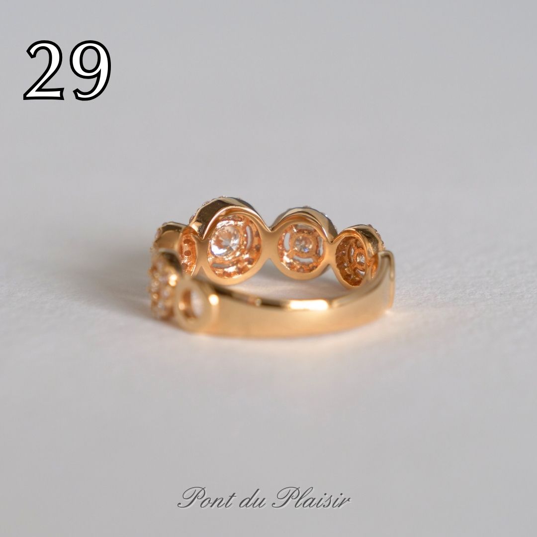 ㉙K18PG製ダイアモンド指輪#12