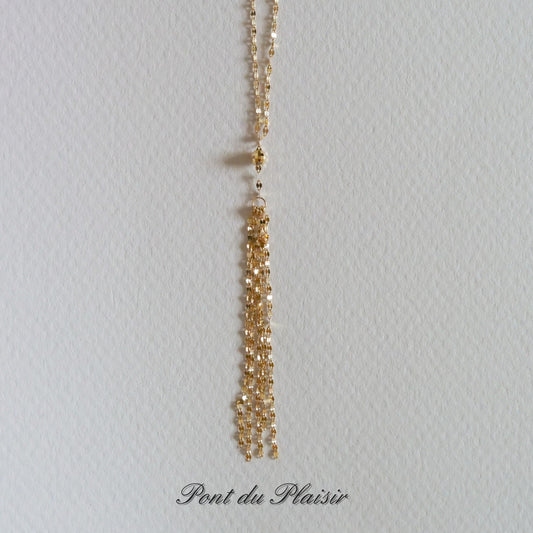 K18YG製ルミタルネックレス