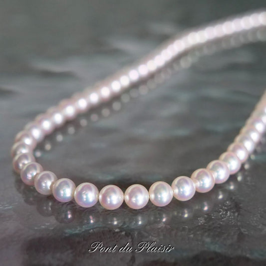 6-6.5㎜アコヤ真珠ネックレス