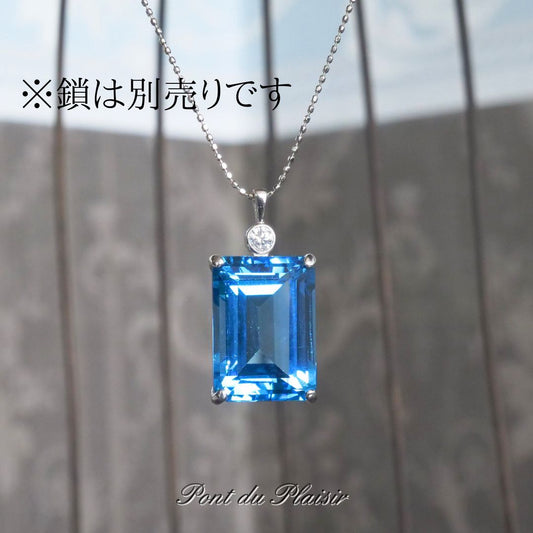 Pt950製オリジ/スクエア（大）ペンダントトップ