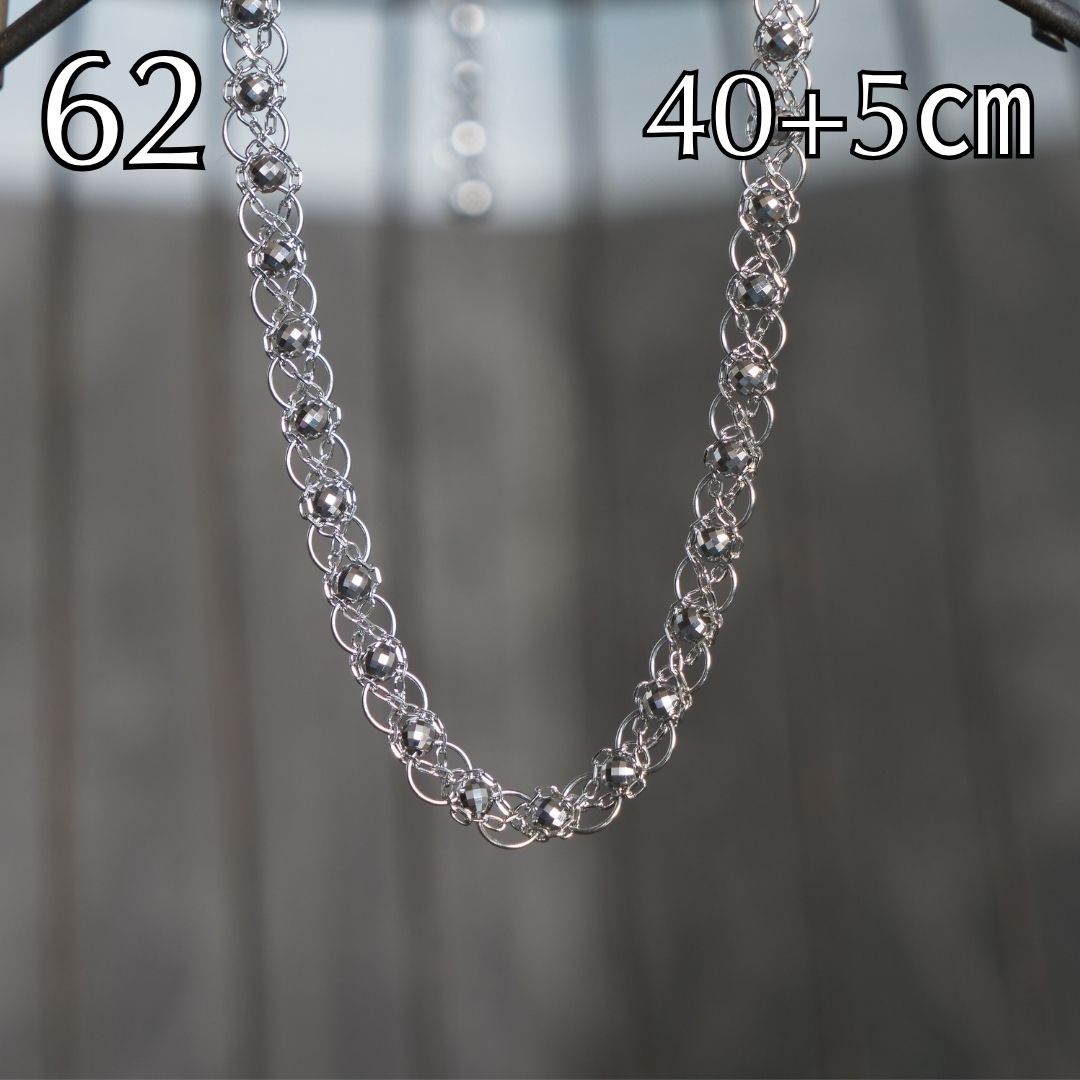 62_Pt850製ネックレス40+5㎝