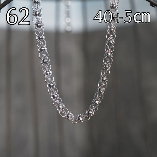 62_Pt850製ネックレス40+5㎝