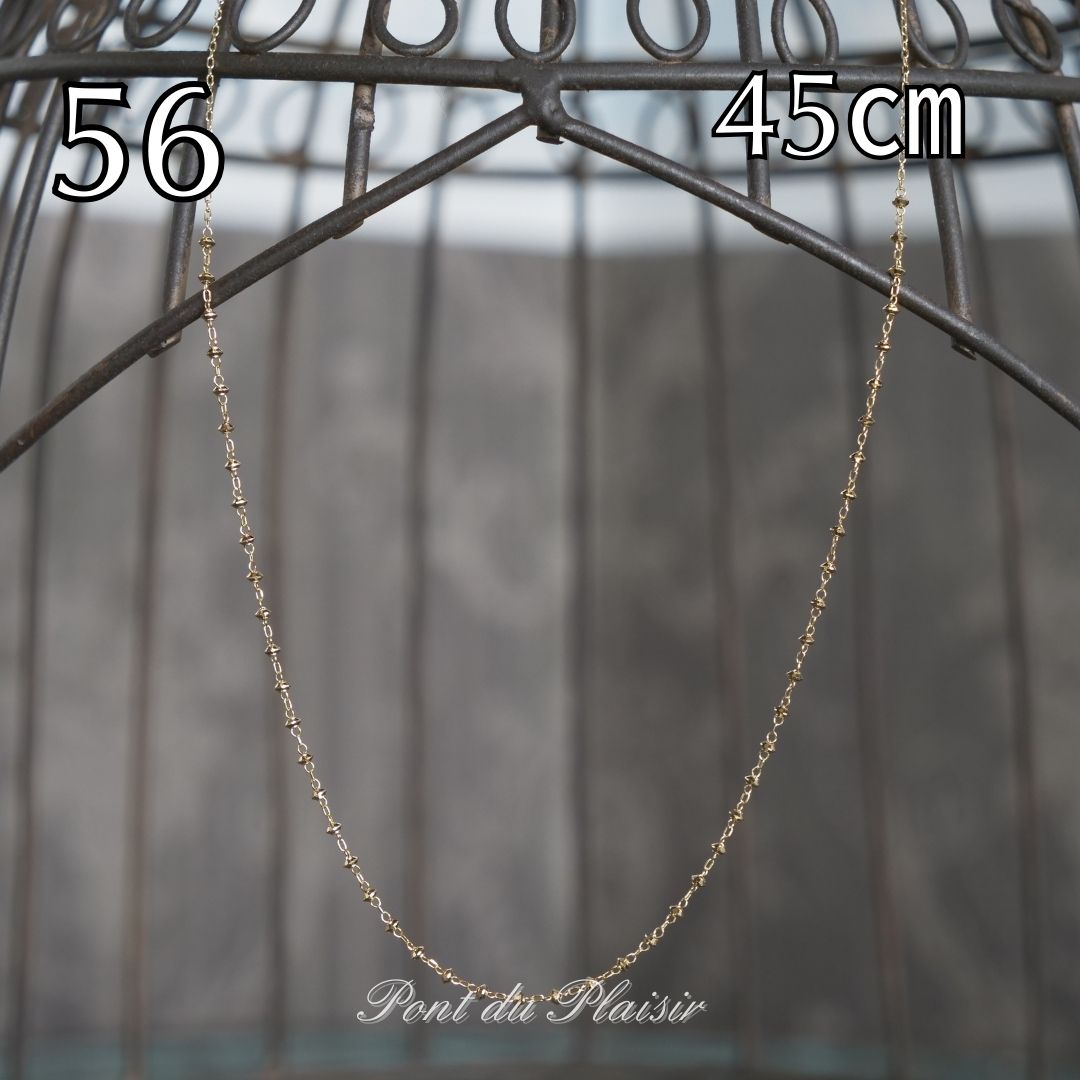 56_K18YG製ネックレス