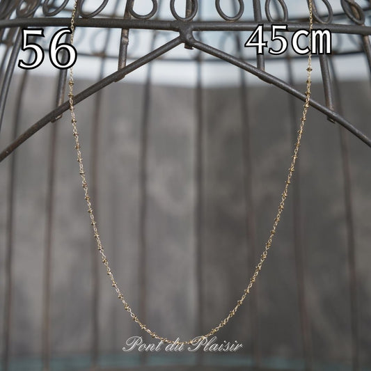 56_K18YG製ネックレス