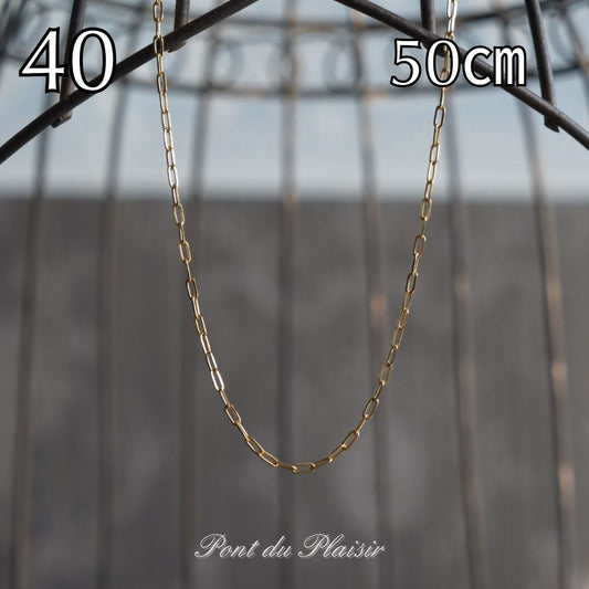 40_K18YG製ネックレス50㎝