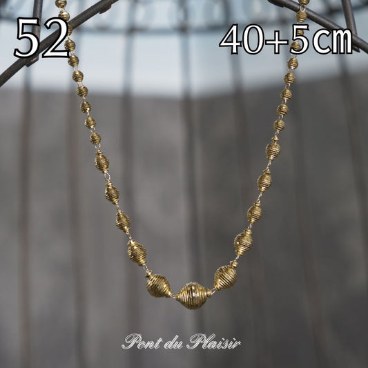 52_K18YG製ネックレス40+5㎝