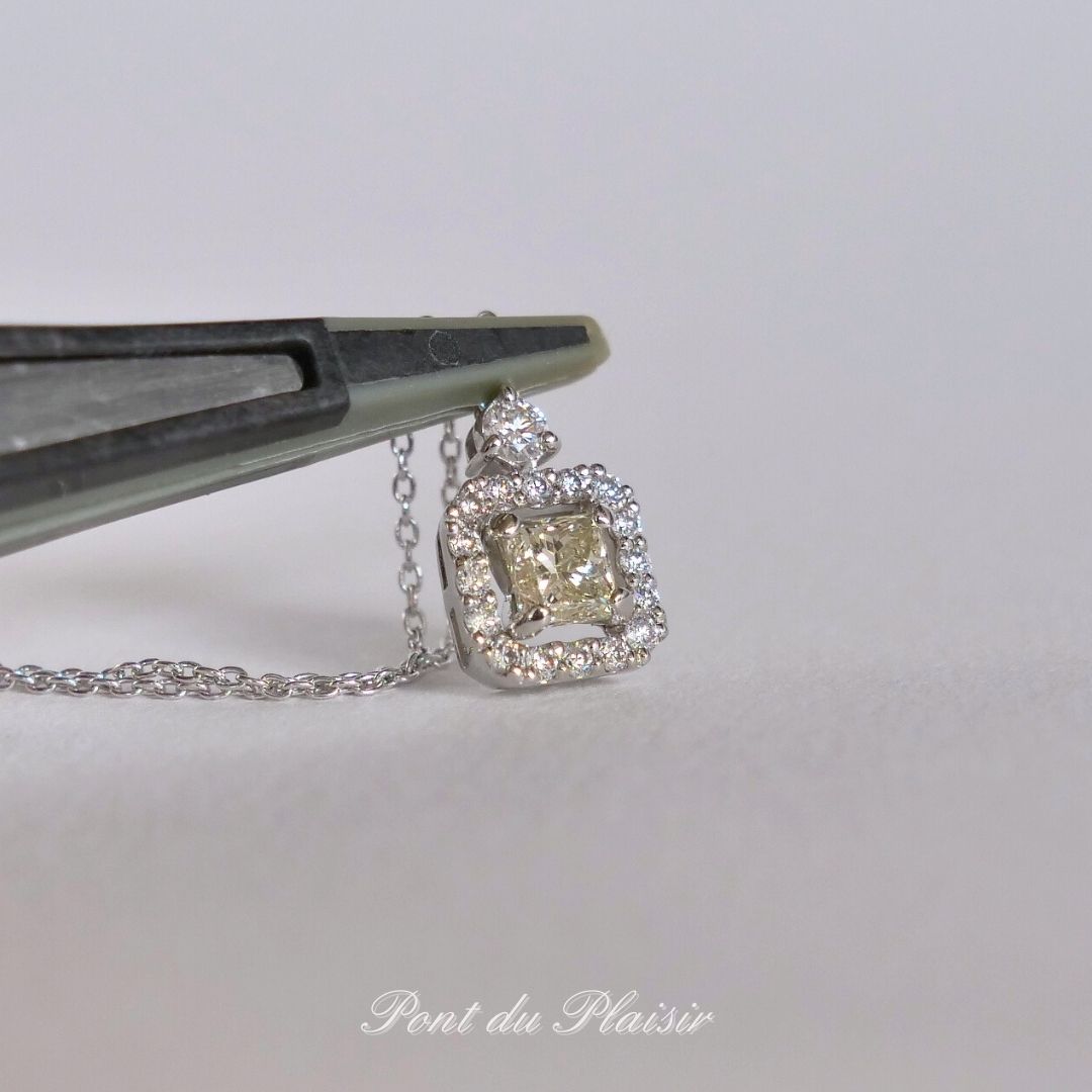 Pt製VLYダイアモンドペンダント