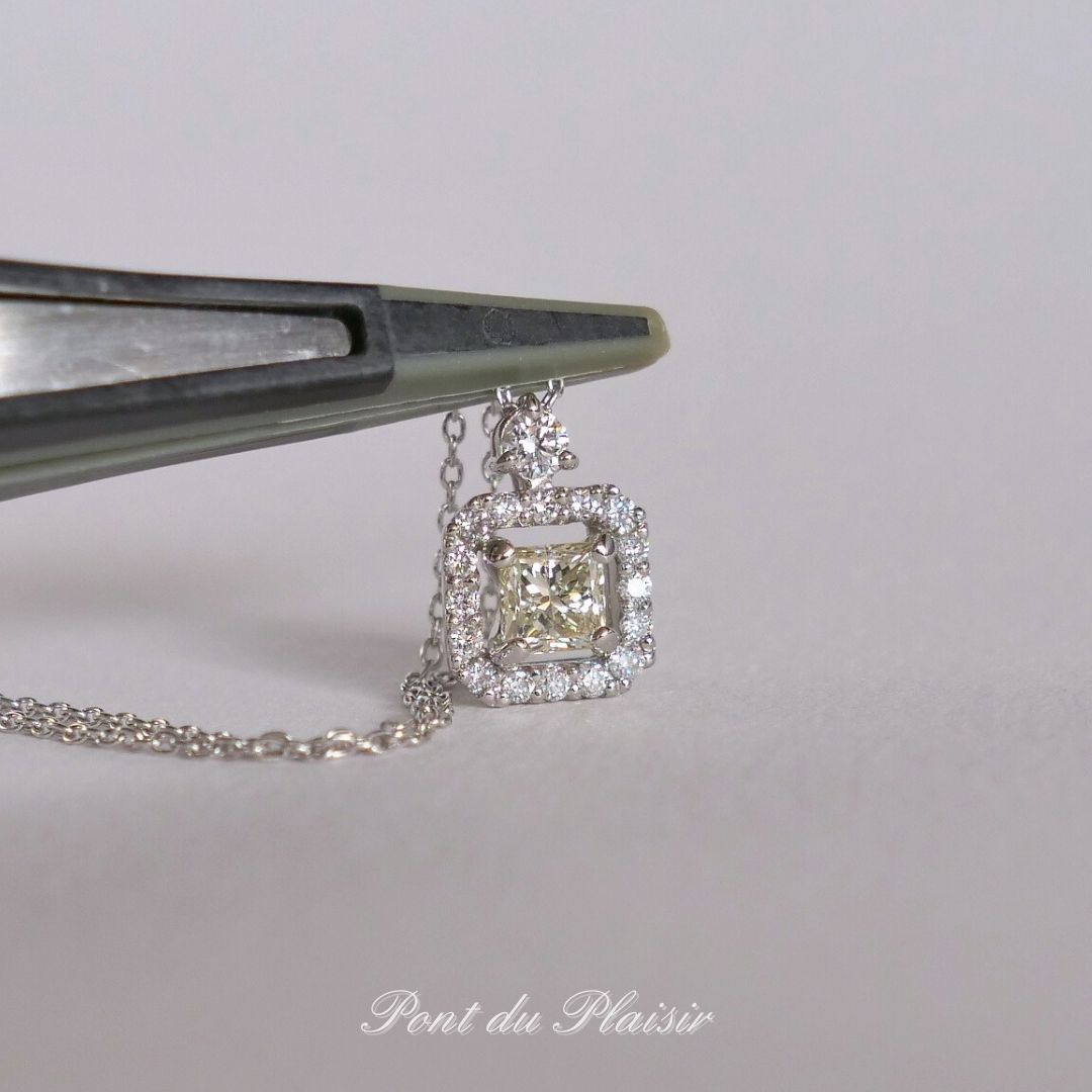 Pt製VLYダイアモンドペンダント