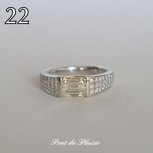 ㉒Pt900製ダイアモンド指輪#11