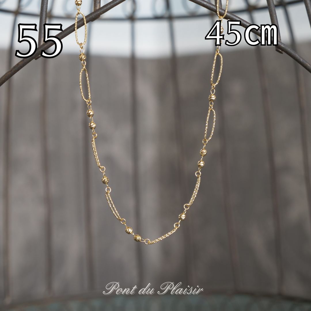 55_K18YG製ネックレス