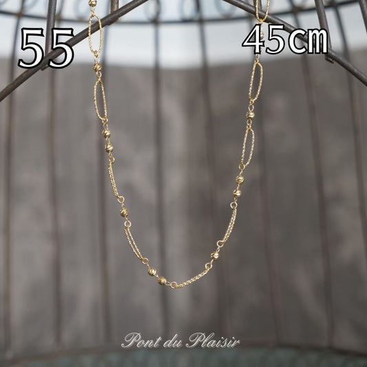 55_K18YG製ネックレス