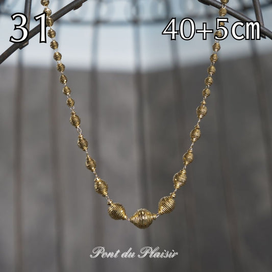 ㉛K18製ネックレス40+5㎝